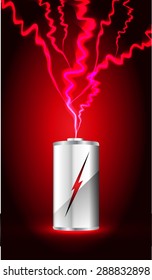 electric battery energy, vector illustration, dark red Light Abstract Technology background for computer graphic website internet. wave. silver. circuit. spark. bolt. thunderbolt. thunder