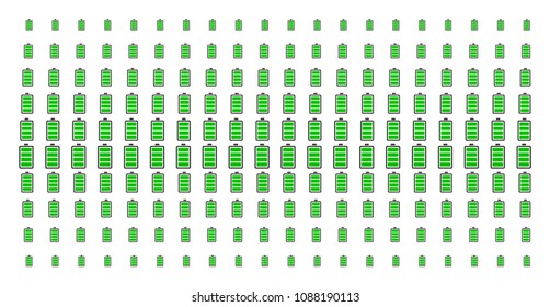 Electric battery icon halftone pattern, constructed for backgrounds, covers, templates and abstraction concepts. Vector electric battery items arranged into halftone matrix.