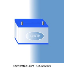 Electric battery to power the vehicle system. Vehicle battery. Constant pressure. Electric poles plus and minus. Car repair. Repair service. Vehicle power supply. Volt. Current strength. Voltage.