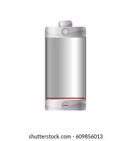 Electric battery rechargeable vector illustration graphic design
