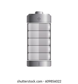Electric battery rechargeable vector illustration graphic design