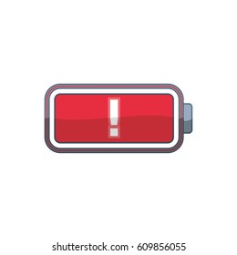 Electric battery rechargeable vector illustration graphic design