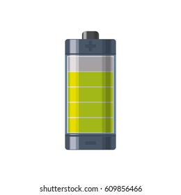 Electric battery rechargeable vector illustration graphic design