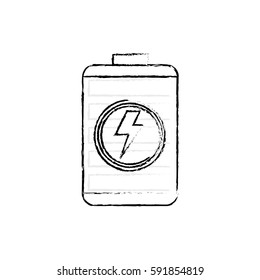 Electric battery symbol icon vector illustration graphic design