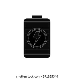 Electric battery symbol icon vector illustration graphic design
