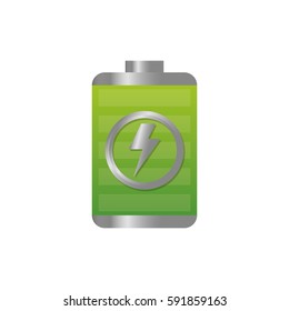Electric battery symbol icon vector illustration graphic design