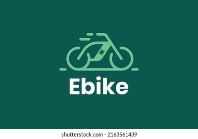 Electric Bicycle Logo Symbol Stock Vector (Royalty Free) 2163561439 ...