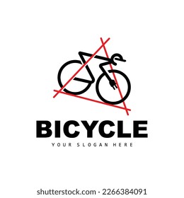 Electric Bicycle Logo, Vehicle Design, Sport Bike Vector, Bike Template Icon Illustration