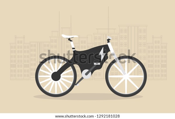 yellow electric bike