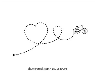 electric bike hand drawn vector