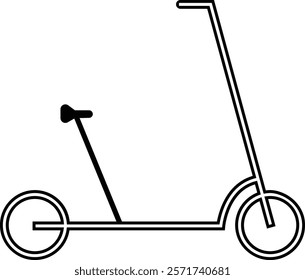 electric bike icon, Symbols mark in filled style, Concepts of eco-friendly transportation, renewable energy, and electric mobility, isolated on transparent background, used for mobile apps, web, ui