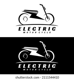 Electric Bike Logo Design Vector Stock Vector (Royalty Free) 2111544410