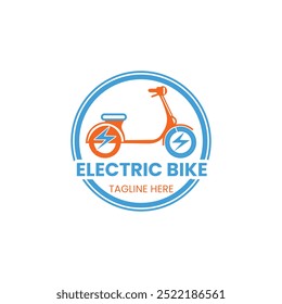 Logotipo da bicicleta elétrica, Projeto do logotipo da bicicleta de energia elétrica