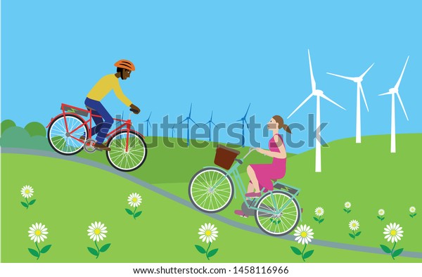 wind wheel electric bike