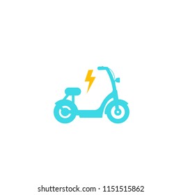 electric bike, scooter icon