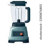 electric blender illustration over white