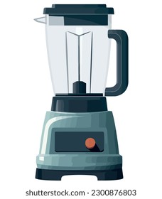 electric blender illustration over white