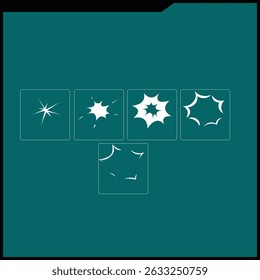 Electric Blob Burst Animation - Frame by Frame Sequence 