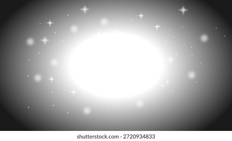 Bengala de luz azul eléctrica con anillos orbitales y rayos de luz nítidos, ideal para temas futuristas y tecnológicos.