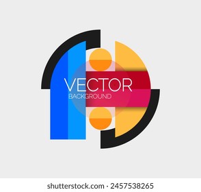 An electric blue logo featuring the words Vector Background in a stylish font, enclosed in a circle. This graphic design symbol is a trademark of a fruit brand, representing highquality graphics