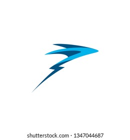 Electric Blue Stingray Energy - Professional Logo Vector