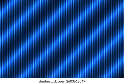 Electric blue vertical lines create a mesmerizing wave pattern against a dark backdrop, ideal for futuristic designs.