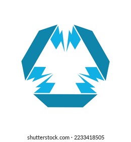 electric board logo icon template