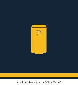 Electric boiler icon.