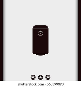Electric boiler icon.