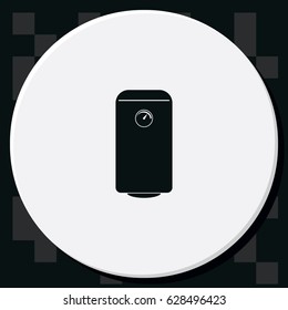 Electric boiler icon.