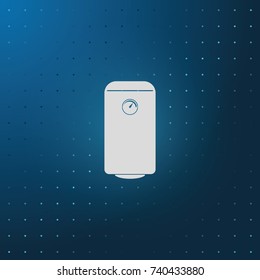 Electric boiler icon.