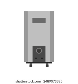 Electric boiler icon illustrated on background