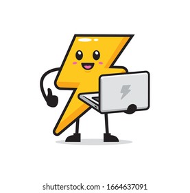 Electric Bolt Mascot Character Design