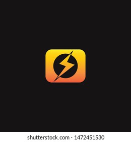 Electric bolt symbol logo design