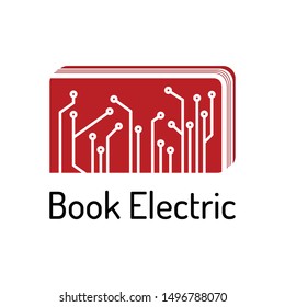 The electric book logo, fully content