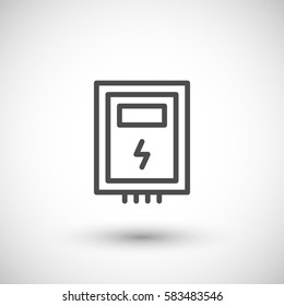 Electric Box Line Icon