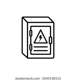 Plantillas de diseño de Vector de icono de panel de caja eléctrica concepto simple y moderno