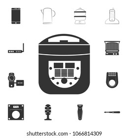 electric bread maker icon. Detailed set of household items icons. Premium quality graphic design. One of the collection icons for websites, web design, mobile app on white background