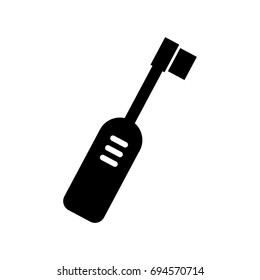 electric brush isolated icon