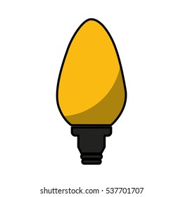 electric bulb isolated icon vector illustration design