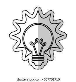 electric bulb isolated icon vector illustration design