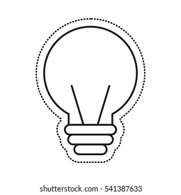 electric bulb isolated icon vector illustration design