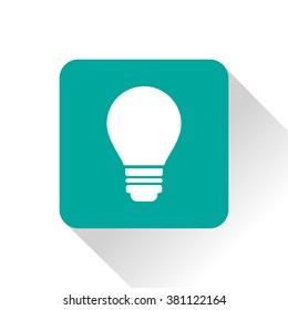 electric bulb vector icon