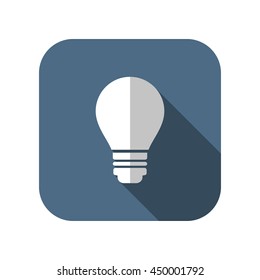 electric bulb vector icon