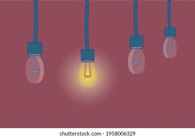 electric bulbs only light the most powerful