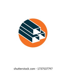 Electric cable box or bearing, vector illustration