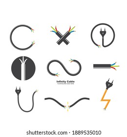 electric cable icon vector illustration design template