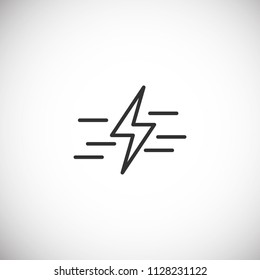 electric cable logo or icon vector illustration