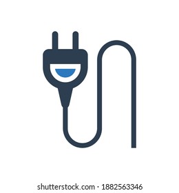 Symbol für elektrische Kabel-Plug-Symbol