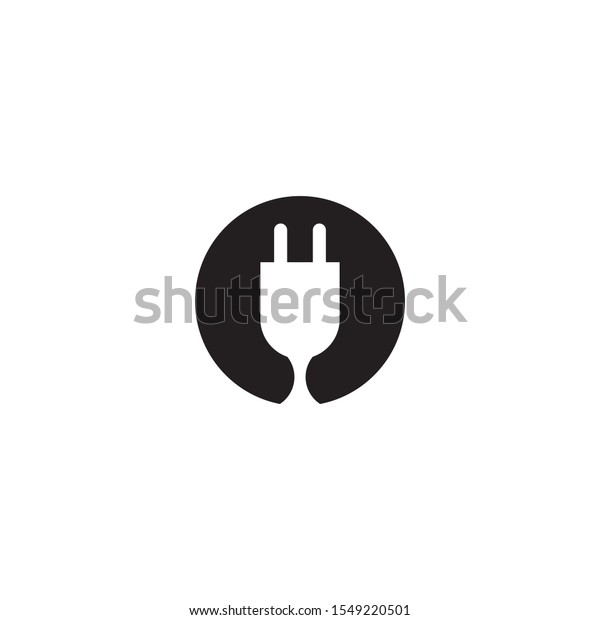 Electric Cable Plug Logo Design Inspiration Stock Vector (Royalty Free ...